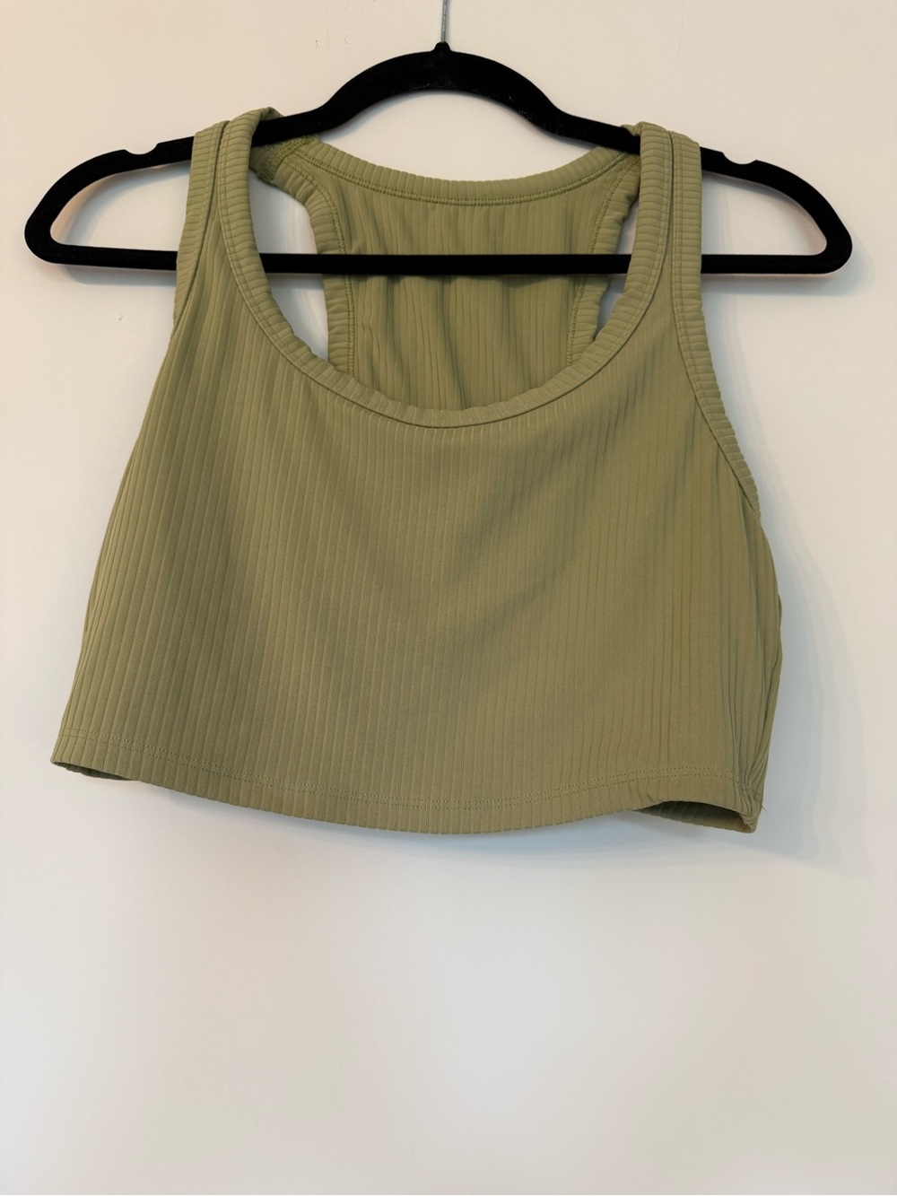 all in motion Olive Ribbed Tank Top